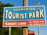 Normanton Tourist Park - Normanton: Welcome sign