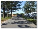 Jetty Caravan Park Normanville - Normanville: Powered sites for caravans.  Note good paved roads within the park.