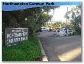 Northampton Caravan Park - Northampton: Entrance to the Caravan Park