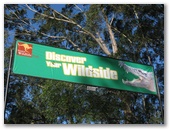 Nowra Wildlife Park Reserve - Nowra North: Welcome sign at the entrance to the park.