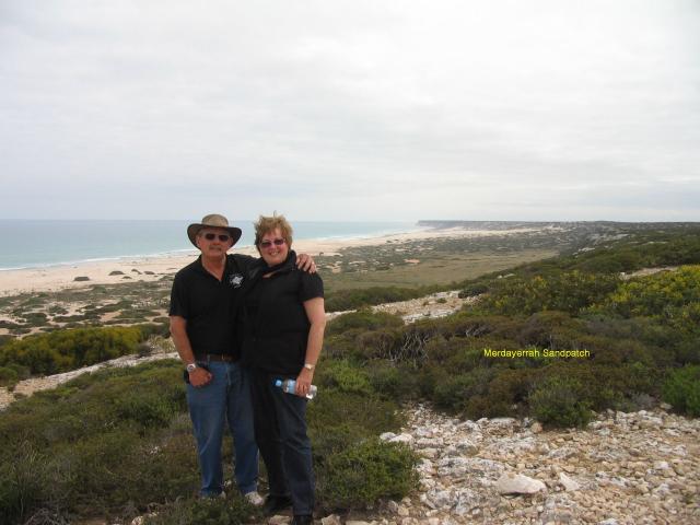Scenic Lookout (13k Peg) - Nullarbor National Park: Only picture I have of the beach area below the Rest area. 