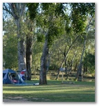 Numurkah Caravan Park - Numurkah: Area for tents and camping - photo by Terry Harbor