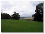 Oberon Golf Course - Oberon: Green on Hole 2