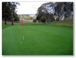 Oberon Golf Course - Oberon: Green on Hole 7