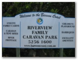 Riverview Family Caravan Park - Ocean Grove: Riverview Family Caravan Park welcome sign
