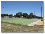 Ouyen Caravan Park - Ouyen: Sporting facilities adjacent to the park