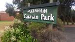Pakenham Caravan Park - Pakenham: Pakenham Caravan Park welcome sign