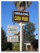 Currajong Cara Park - Historical Photos 2006 - Parkes: Currajong Cara Park welcome sign