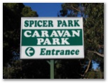 Spicer Park Caravan Park - Parkes: Spicer Caravan Park welcome sign