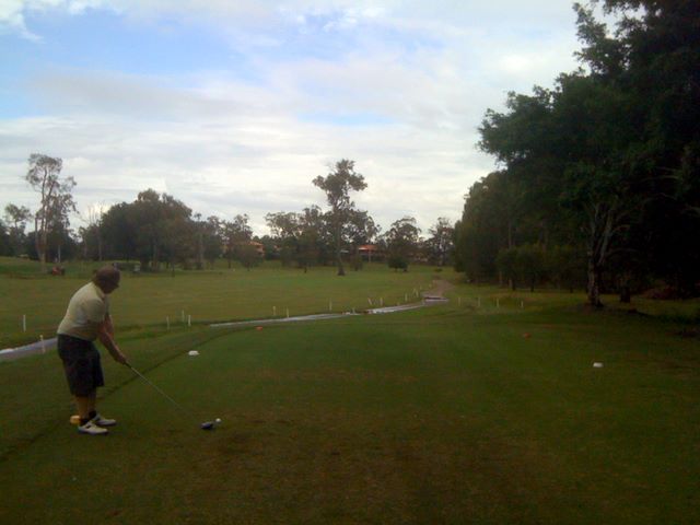 Parkwood International Golf Course - Parkwood, Gold Coast: Fairway view on Hole 3