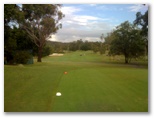 Parkwood International Golf Course - Parkwood, Gold Coast: Fairway view on Hole 1