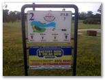 Parkwood International Golf Course - Parkwood, Gold Coast: Hole 2 Par 3, 174 meters sponsored by Battery Now and Solar Group