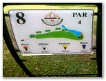 Parkwood International Golf Course - Parkwood, Gold Coast: Hole 8, Par 4, 316 meters