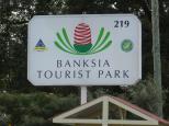 Banksia Tourist Park - Midland Perth: Welcome sign