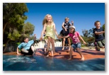 BIG4 Phillip Island Caravan Park - Newhaven Phillip Island: Jumping pillows to entertain the kids.