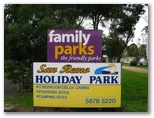 San Remo Holiday Park - San Remo: San Remo Holiday Park welcome sign