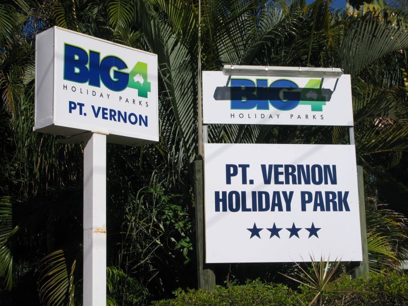 BIG4 Point Vernon Holiday Park - Point Vernon: Welcome sign