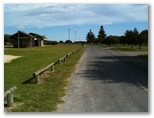 Port Elliot Holiday Park - Port Elliot: Looking north with camp kitchen on the left