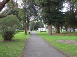 Gardens By East Beach Caravan Park - Port Fairy: View from entrance to Botanical  gards