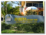 Marina Holiday Park - Port Macquarie: Marina Holiday Park welcome sign