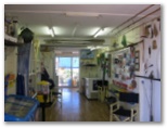 Marina Holiday Park - Port Macquarie: Park store with lots of interesting bits and pieces