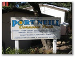 Port Neill Caravan Park - Port Neill: Port Neill Caravan Park welcome sign
