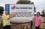 Port Neill Caravan Park - Port Neill: At your service
Kirk and Suzan. 
