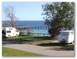 Gulfhaven Caravan Park - Port: Powered sites for caravans with water views.