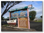 Henty Bay Beach Front Van & Cabin Park - Portland: Henty Bay Beach Front Caravan Park welcome sign