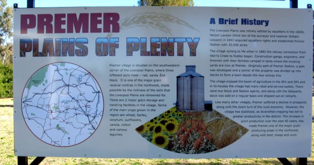 Premer Lions Park Caravan Park - Premer: A brief history of Premer