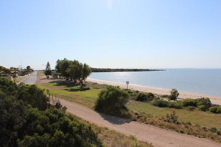Port Clinton Progress Association Caravan Park - Port Clinton: View from the amenities in the centre of park looking to the foreshore
Sun rise over the bay
Pt Clinton foreshore
Looking down the park to the office at the front of the park