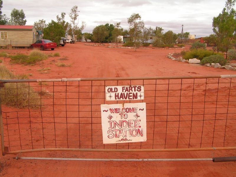 Indee Station Farmstay - Pt Hedland: Indee Station Farmstay Front Gate