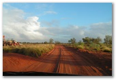 Indee Station Farmstay - Pt Hedland: Road out of Indee Station Farmstay