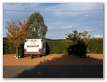 Crestview Tourist Park 2005 - Queanbeyan: Powered sites for caravans with hedge dividers for privacy