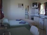 Channel Country Caravan Park - Quilpie: Interior of cabin 5 and 6
