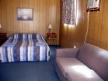Channel Country Caravan Park - Quilpie: Interior of one bedroom cabin