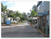 Bellhaven Caravan Park - Raymond Terrace: Secure entrance and exit with office on right.