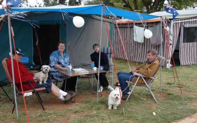 Red Cliffs Caravan Park - Red Cliffs: Area for tents and camping