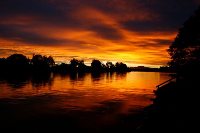 Bellinger River Tourist Park - Repton: Magnificent sunset on the Bellinger River