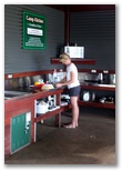 Bellinger River Tourist Park - Repton: Camp kitchen and BBQ area
