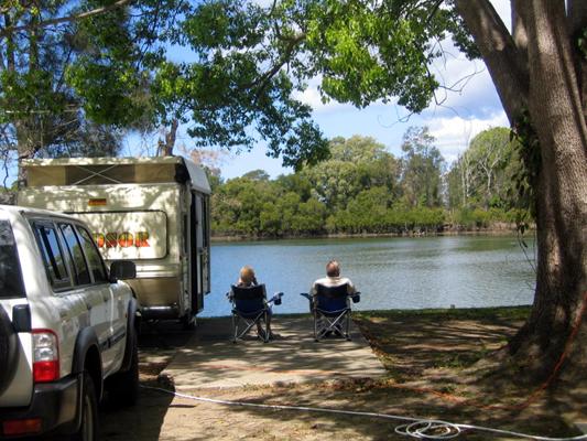 Historical Photos of Bellinger River Tourist Park 2007 - Repton: Powered sites for caravans with river views
