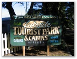 Lakeside Tourist Park 2006 - Robe: Lakeside Tourist Park 2006 welcome sign