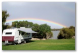 Lakeside Tourist Park 2006 - Robe: Rainbow over powered site
