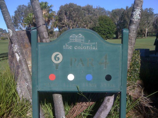 The Colonial Golf Course - Robina Gold Coast: Hole 6 Par 4, 333 meters