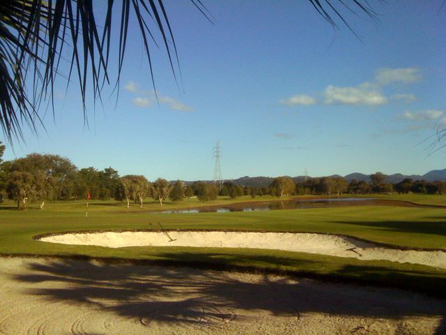 The Colonial Golf Course - Robina Gold Coast: Green on Hole 8