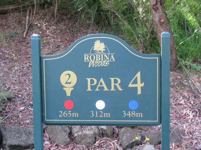 Robina Woods Golf Course - Robina: Robina Woods Golf Course Hole 2: Par 4, 348 metres.