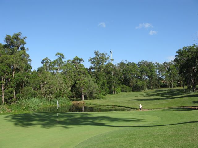 Robina Woods Golf Course - Robina: Green on Hole 6.