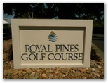 Royal Pines Golf Course - Benowa: Royal Pines Golf Course welcome sign