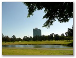 Royal Pines Golf Course - Benowa: View of Royal Pines Golf Course Resort from Hole 3