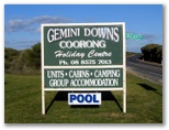 Gemini Downs Holiday Centre - Salt Creek: Gemini Downs Holiday Centre welcome sign